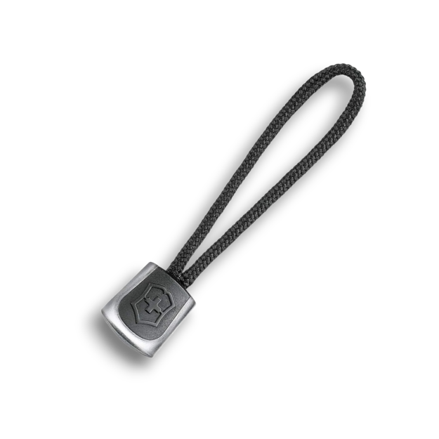 Picture of Victorinox Black Lanyard 65mm Nylon Cord with Rubber Grip - 4.1824
