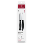 Picture of Victorinox Swiss Classic Straight Paring Knife 8cm Black Pack of 2 - 6.7403.2