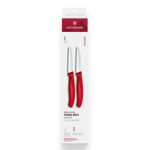 Picture of Victorinox Swiss Classic Straight Paring Knife 8cm Red Pack of 2 - 6.7401.2C1