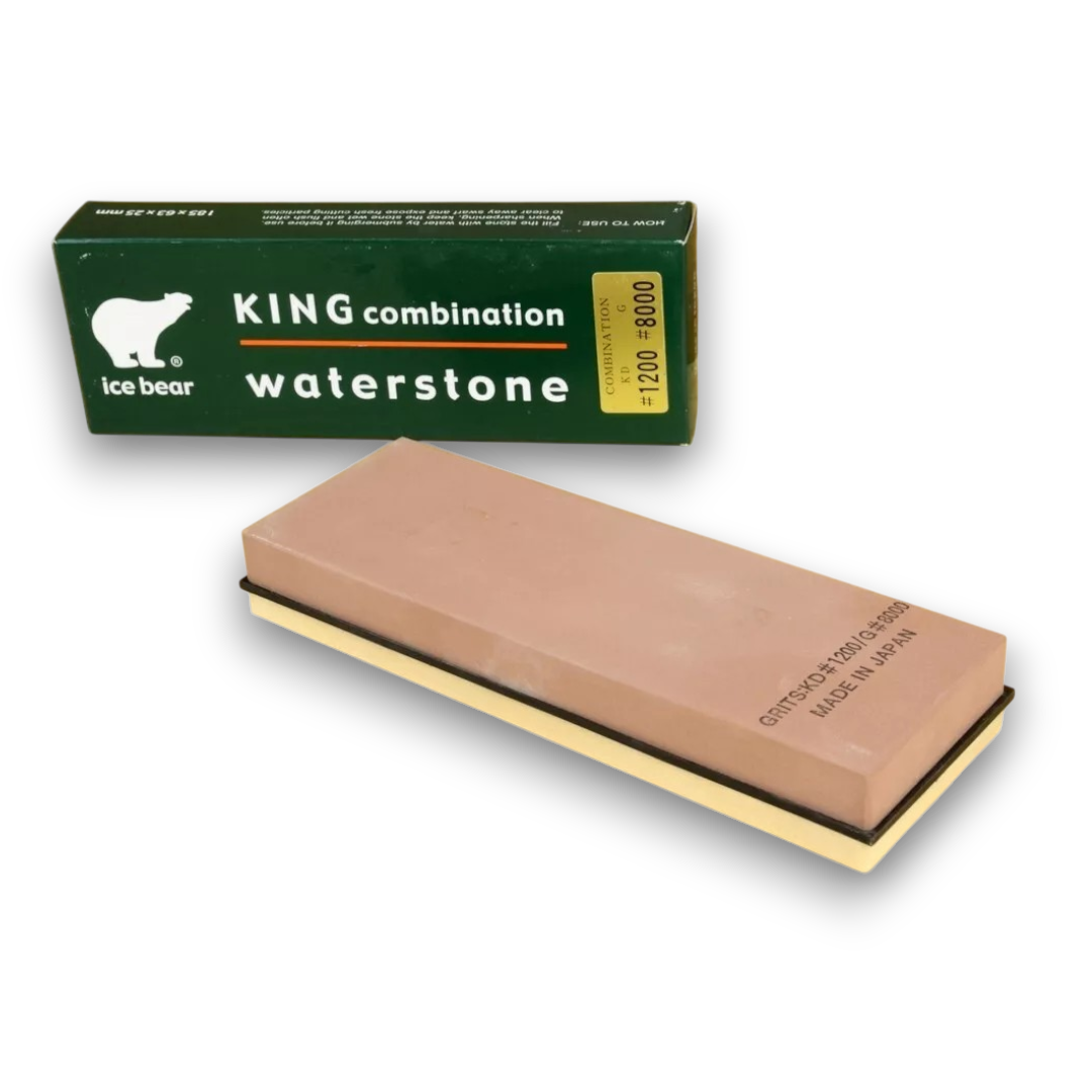 King 1200/8000 Grit Japanese Combination Waterstone - Sharpening Stone ...