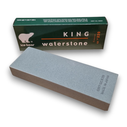 Picture of Ice Bear King 220 Grit Coarse Japanese Waterstone - Sharpening Stone