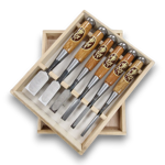 Picture of Fujikawa Oire Nomi Japanese Chisel 6pc Set in Wooden Box