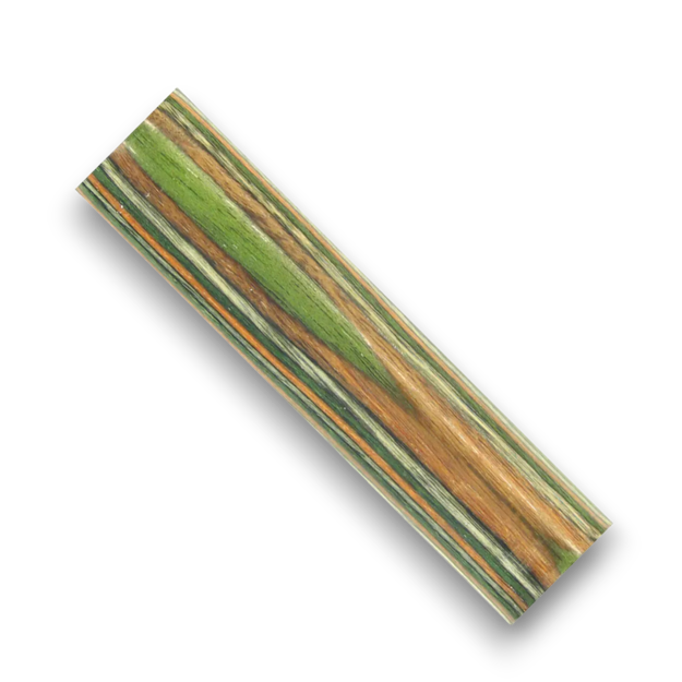 Picture of Charnwood CW10 Wooden Pen Blank Green & Yellow