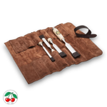 Picture of Two Cherries Kirschen 4 Piece Bevel Edge Chisel Set With Leather Roll - 1151002