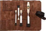 Picture of Two Cherries Kirschen 4 Piece Bevel Edge Chisel Set With Leather Roll - 1151002