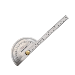 Picture of Tyzack 150mm Professional D Head Protractor Stainless Steel - TT6922