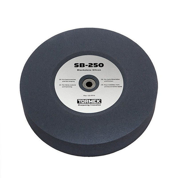 black Tormek SB-250 grinding wheel