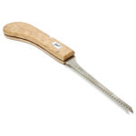 ZHC-1 Japanese Keyhole Pull Saw 100mm with folding design for precise and detailed cuts.