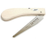 ZHC-6 Japanese Pull Saw 100mm Folding Design – Precision Wood Cutting with Metal Detail Handle