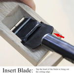 Japanese 42mm Mini Hand Plane with Eco Oak Body