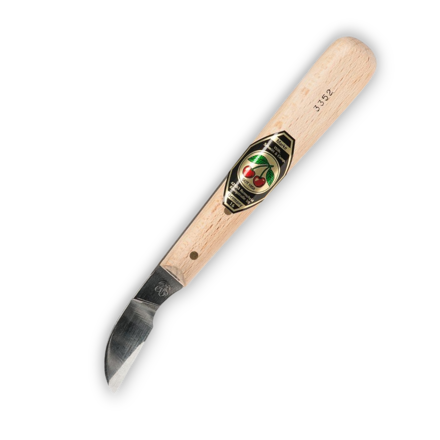 Kirschen Chip Carving Knife - Long Skew Blade
