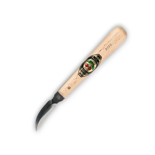 Kirschen Chip Carving Knife - Double Sided Curved Edge
