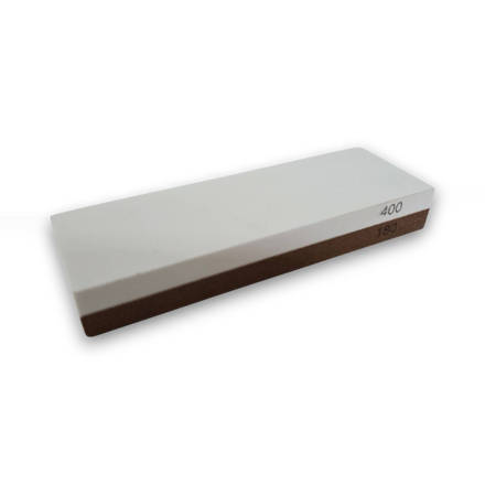 Kirschen 3707006 Universal Sharpening Stone with dual-tone 180 and 400 grit sides.