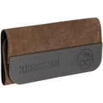 Kirschen 3823001 3-piece cabinet scraper set featuring rectangular, gooseneck, and curved blades.