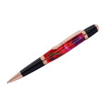 Venetian Twist Pen Kit in Copper finish, featuring a sleek design and twist mechanism, perfect for custom pen making and craft projects