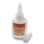 CA-UK CA022 Thick Cyanoacrylate Superglue 50g tube with high viscosity adhesive for strong bonding and gap filling