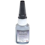 CA-UK CA029 Black Cyanoacrylate Adhesive 20g tube with fast-setting black glue for strong, durable bonds