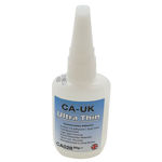 CA-UK CA028 Ultra Thin Wicking Grade Cyanoacrylate Superglue 50g bottle