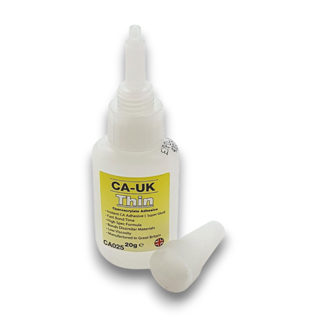 CA-UK CA025 Thin Cyanoacrylate Superglue (20g) – High-Strength Low Viscosity Adhesive