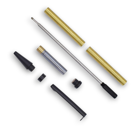 Picture of Slimline Twist Pen Kit 7mm – Matt Black PEN7MB