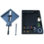 165-piece picture framing hardware kit with D-rings, wire, and screw eyes