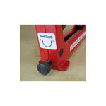 Close up of the adjustable spring pressure knob on the Charnwood T225 tab gun