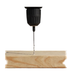 Star-M No. 75B 3mm Taper Point Wood Drill Bit with 1/4 inch hex shank