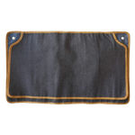 Close-up of reinforced stitching and protective flap on Star-M 7000 drill bag