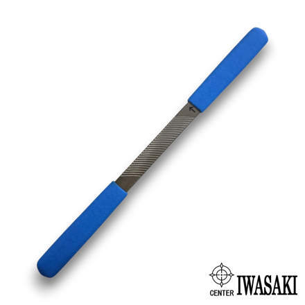 Iwasaki Japanese flat coarse cut carvers file for rapid wood stock removal and shaping.