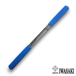 Iwasaki Japanese half round medium cut carvers file for woodworking and instrument making.