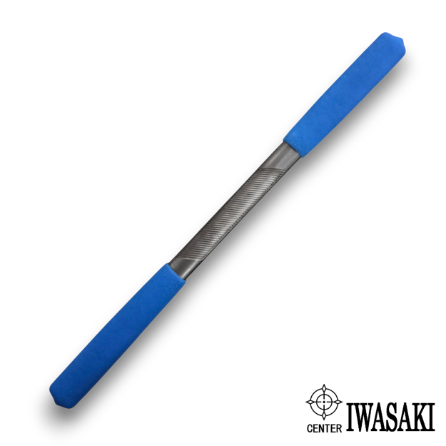 Iwasaki Japanese half round medium cut carvers file for woodworking and instrument making.