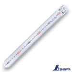 Shinwa 13021 600mm stainless steel ruler with metric scales.