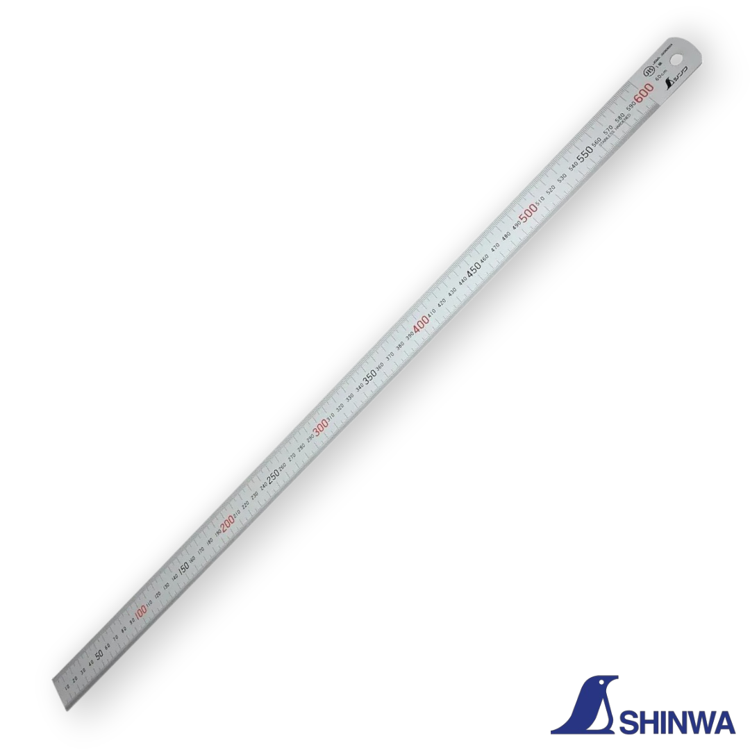 Shinwa 13137 Pick-Up Ruler - 60cm Stainless Steel Precision Rule ...