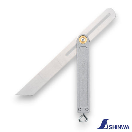 Shinwa 33921 250mm sliding bevel with aluminum handle and steel blade.