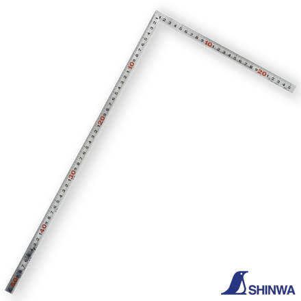 Shinwa 10014 50cm Japanese carpenter square with hard chrome matte finish