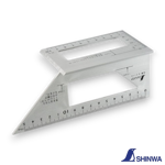 Shinwa 62113 to mark a 45-degree angle on a wood workpiece