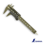 Shinwa-19515-plastic-vernier-caliper-100mm-front-view