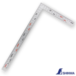 10421 Japanese Stainless Steel Carpenter's Square with 300mm x 150mm Metric Scale.