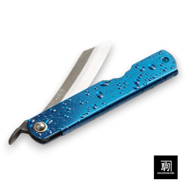 Higonokami Mizushibuki Blue 100mm