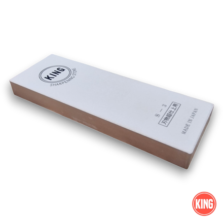 King S-3 6000 grit honing stone polishing kitchen knife edge
