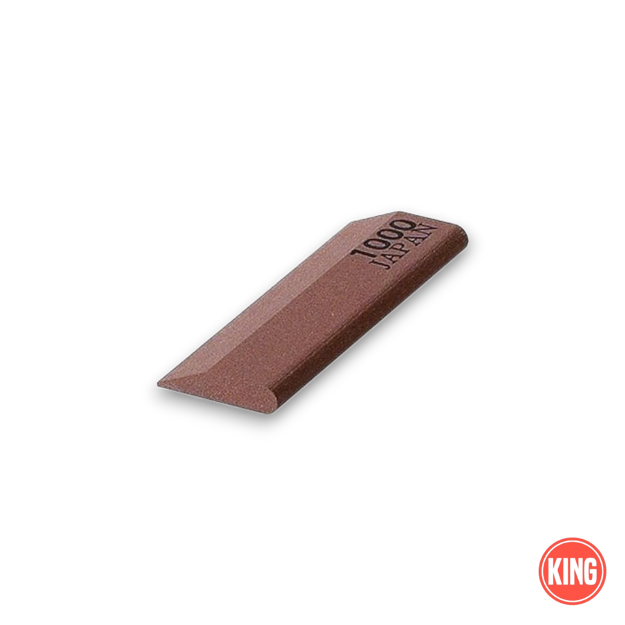 King Small Slipstone 1000 Grit Sharpening Stone for Carving Chisels