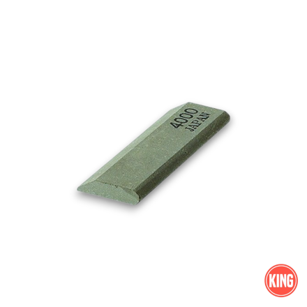 King Small Slipstone 1000 Grit Sharpening Stone for Carving Chisels