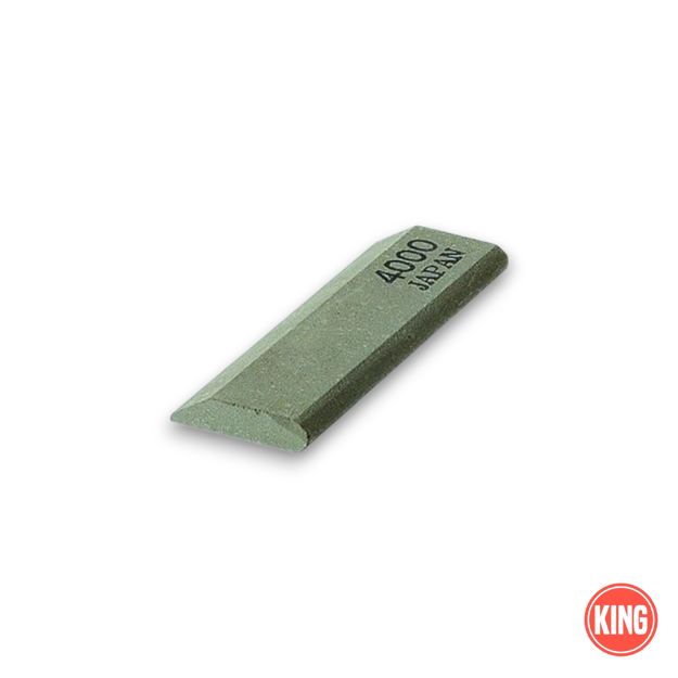 King Small Slipstone 1000 Grit Sharpening Stone for Carving Chisels