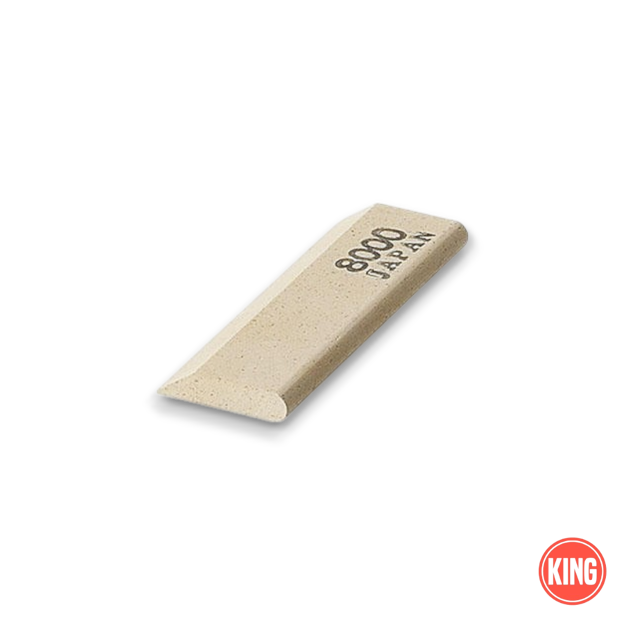 King Small Slipstone 8000 Grit Sharpening Stone for Carving Chisels
