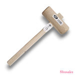 Shusaku Japanese wooden mallet 48mm made from white oak for woodworking and chisel use