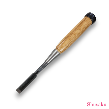 Shusaku Oire 18mm Japanese chisel made from white paper steel with wooden handle