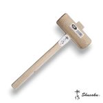 Shusaku Japanese wooden mallet 48mm made from white oak for woodworking and chisel use