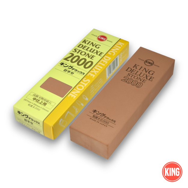 King-Deluxe-Japanese-Waterstone-Medium-2000-Grit-Brick