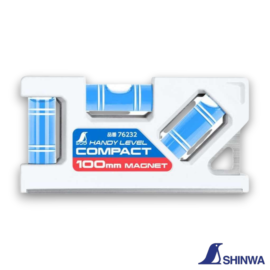 Shinwa 76232 Handy Level Light - 100mm Compact Spirit Level with Magnet ...