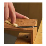 Hishika 60mm Mini Kariwaku Japanese hand saw with a single-edge blade and traditional wooden handle.